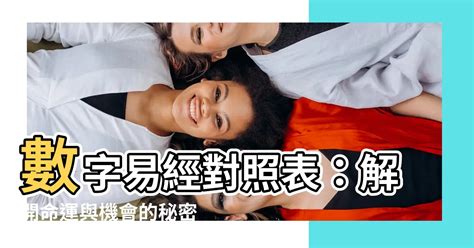 生氣 易經|數字易經揭密版，一分鐘快速識人術